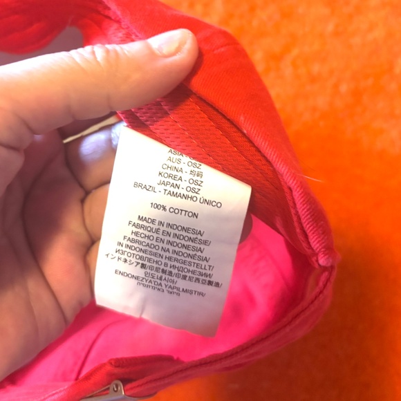 New Balance unisex red V 2.0 100% cotton dad cap hat NWT - Picture 6 of 8